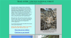 Desktop Screenshot of lincoln-nf-trails.org